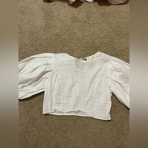 White Primi Crop Top